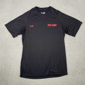 Under Armour Men “Stay Army” BSTB, 525th BfSB “Strike Twice” T-Shirt Size Medium